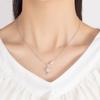 925 Sterling Silver Fashion Light Luxury Star Tassel Zircon Pendant Necklace Birthday Party Anniversary Gift