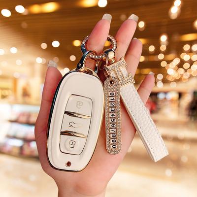 Suitable for Hongqi H7 Key Cover EHS3EQM5 Car Decoration PLUS Hongqi LS7 Car Key Protective Cover