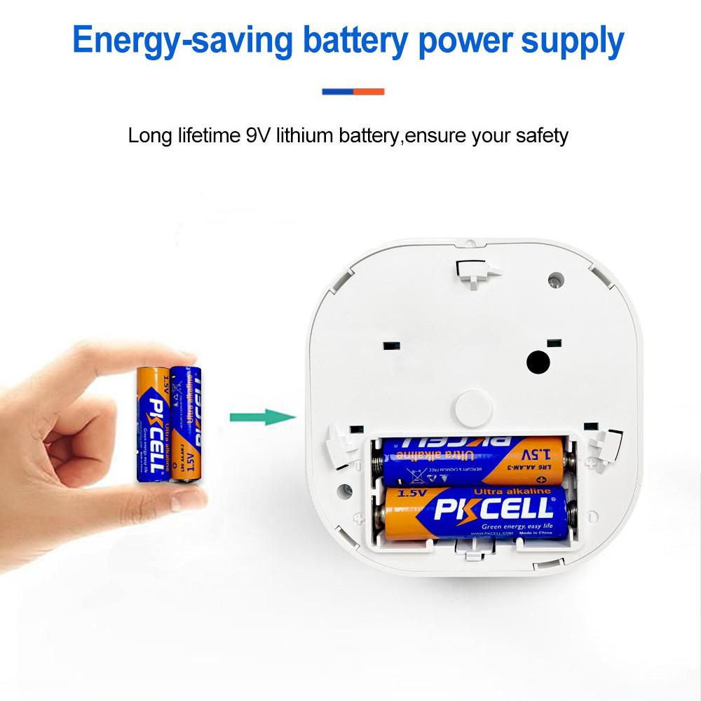 Tuya Smart WiFi Smoke Detector Fire Alarm with Mobile App Alerts