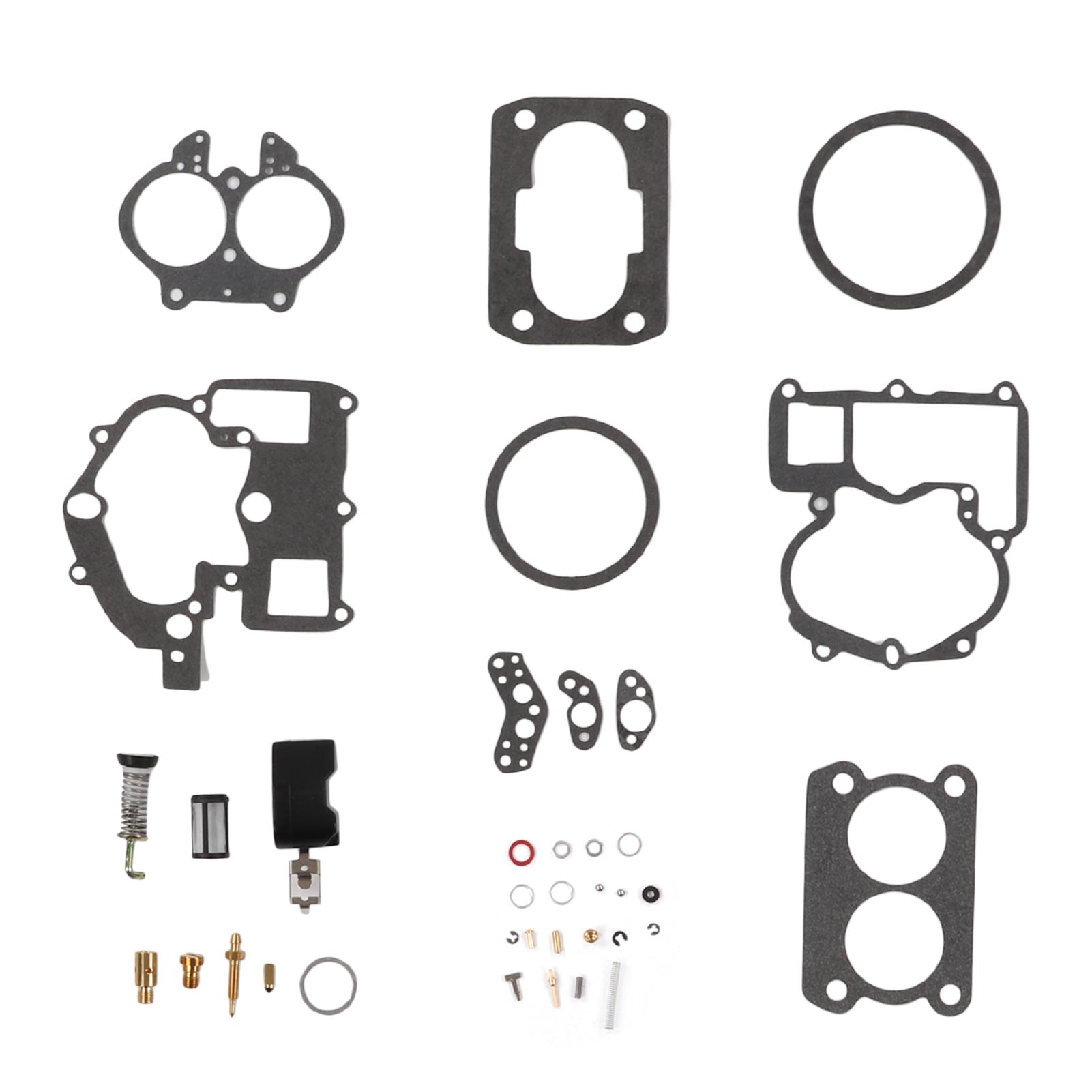 

Carburetor Repair Kit 3304‑9565A7 Stable Performance Replacement for Mercruiser Marine 3.0L 4.3L 5.0L