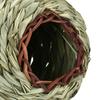 Handcrafted Weaved Hanging Parrot Hummingbird Nest Home Decoration Cold Weather Hanging Bird House Bird Hut Gardening