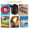 Electric Airs Pump with Light Outdoor Fast Inflate Deflate Pump Replacement Electric Rechargeable Small Airs Pump