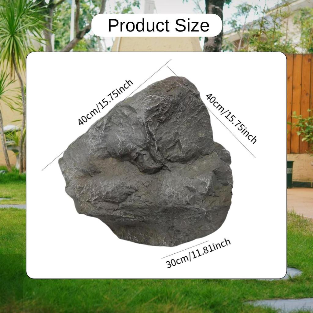 Artificial Decoration: Decorative, Lightweight And Portable; Realistic Rocks for Outdoor , Gardens