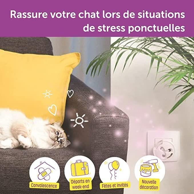 FELIWAY Help! - Anti-stress pour chat - Pack économique 3 cartouches - 3x7 jours