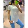 Modal Women Circular Lower Hem Short-Sleeved Sports T-shirt