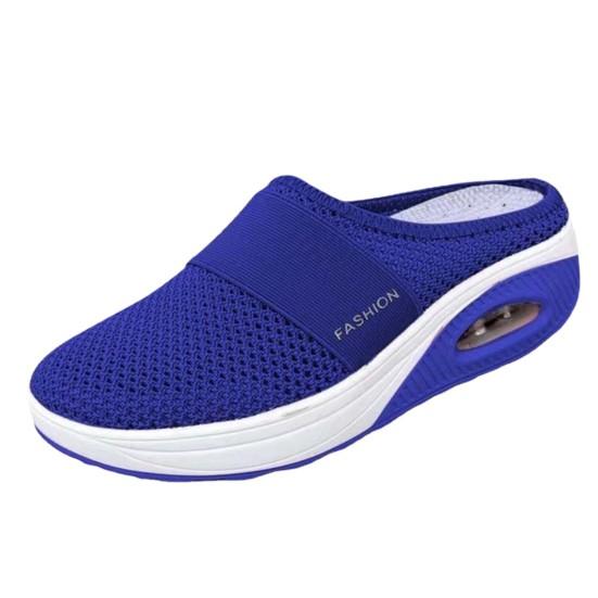 Fashion Round Toe Hollow Durable Women Outdoor Breathable Walking Slippers for Leisure