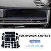 Door Groove Mat For Hyundai Santa Fe 2024 2025 Car Anti-slip Mat Rubber Gate Slot Pads Auto Hyundai Santa Fe Accessories 2024