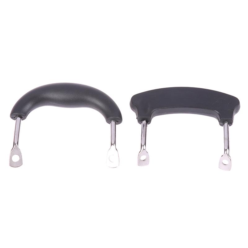 1 Set Anti-Scalding&Heat-Resistant Pot Handle Round Pan Handle Stainless Steel Kitchen Cookware Parts Pot Lifting Replace