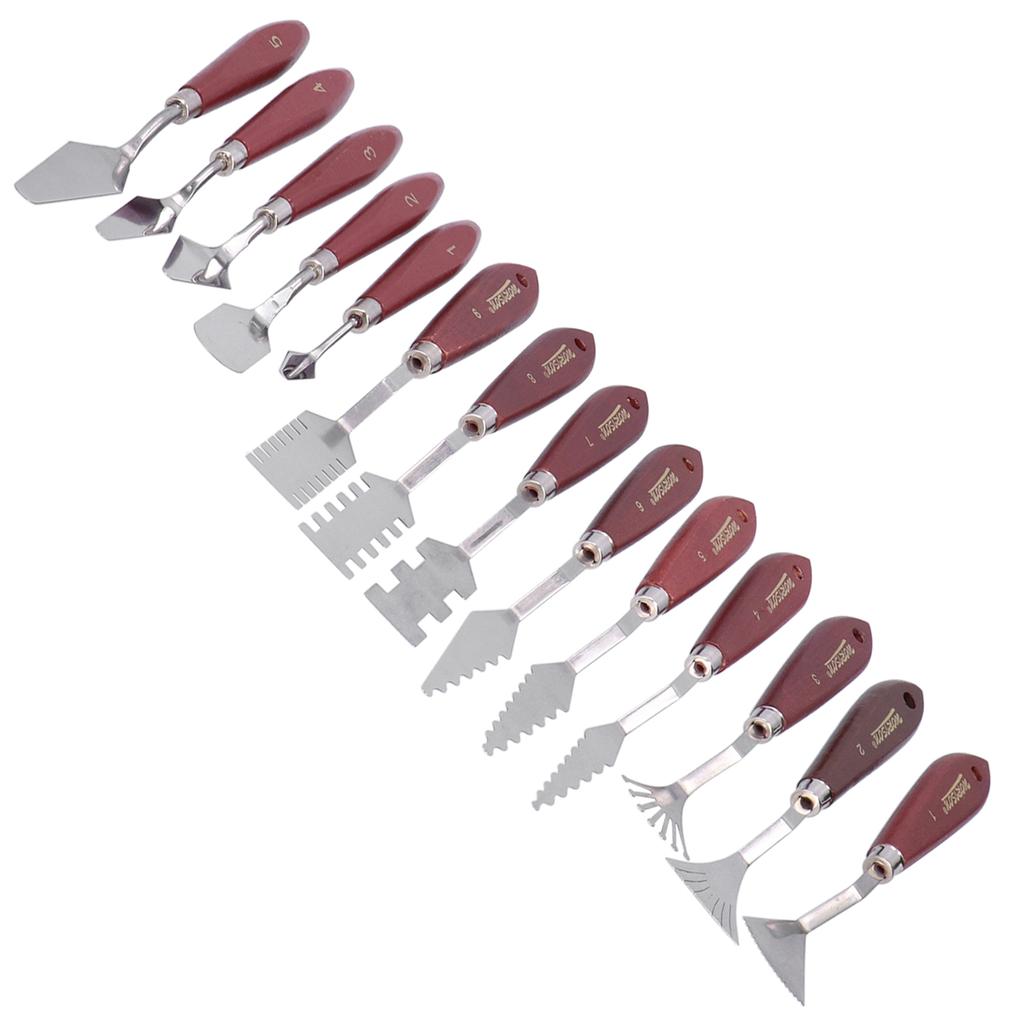 14Pcs Painting Palette Knives Set Special Shaped Oil Painting Scraper Tools Artist Knife