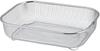 Shimomura Kihan Simple Dish Drainer for 2 People In Dishwasher Safe Stainless Steel Deep Colander with Legs and Hanging Rings for Tsubame Sanjo 46407