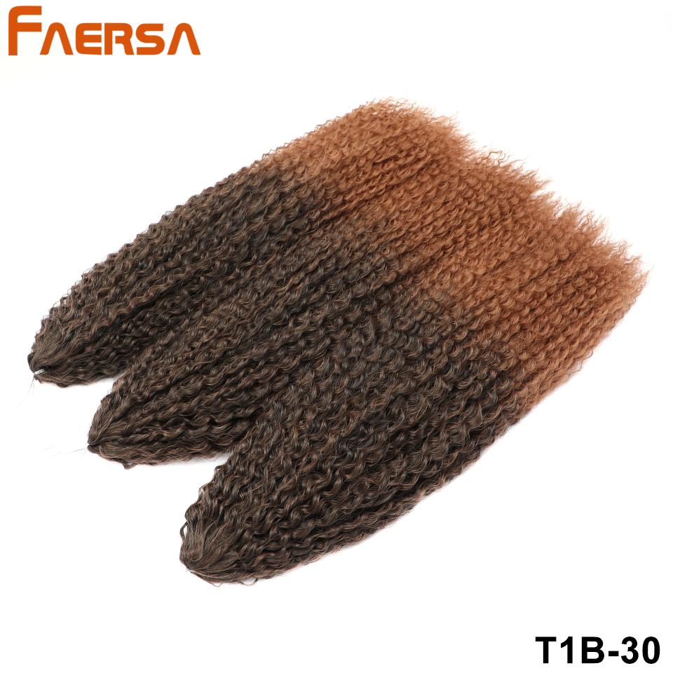 Włosy szydełkowe Brazylijskie warkocze Syntetyczne loki Miękkie warkocze rozszerzenia 20 28 cali Afro Szydełkowane włosy Długie Wodne fale Włosy w kolorze ombre