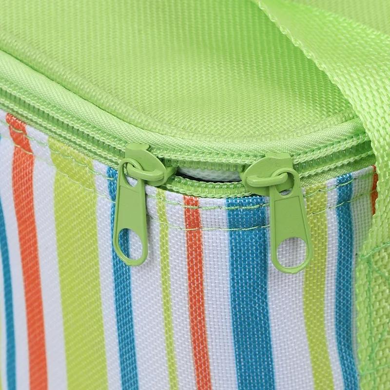 WTEMPO Insulated Lunch Box Bag Portable Lunch Bag Office Worker Rice Bag Meal Bag Oxford Cloth Thick Waterproof Large Capacity Food Cooler Bag