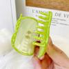 1pc temperament vinegar clip large green apple hair clip shark clip headband versatile hair clip