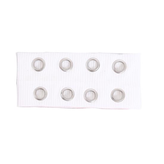Women Hair Band Punk Style Rock Stretch Headband with Hollow Eyelets Aesthetic Design Hair Accessories