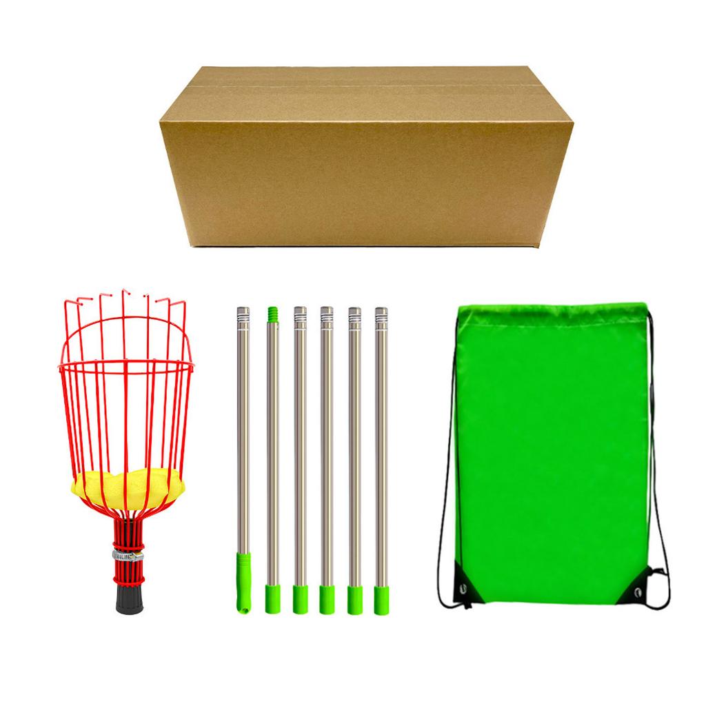 Fruit Tool with Telescopic Rod, High-Altitude & Picking, Fruit Harvesting Wonder for Garden & Orchard Use