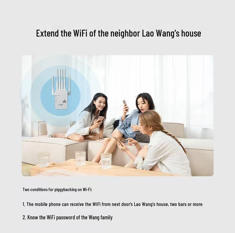 WiFi Signal Extender & Amplifier for Home Network