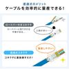Sanwa Direct Crimping Tool, Cable-Passing Type, CAT6 RJ-45, Compatible with Solid and Stranded Wires, 1 Piece, 500-LAN-TL1