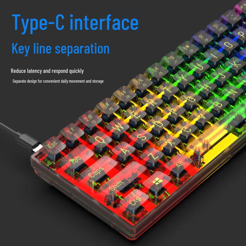 Y-FRUITFUL K60 Compact Wired Gaming Keyboard