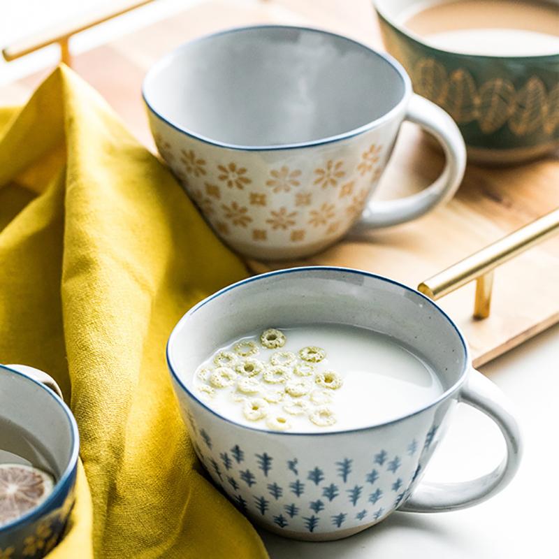 Vintage Keramiktasse, Keramik-Kaffeetasse, Milch-/Teetasse, Markentasse, Wasserglas, einzigartige Geschenke, Haushaltsbedarf