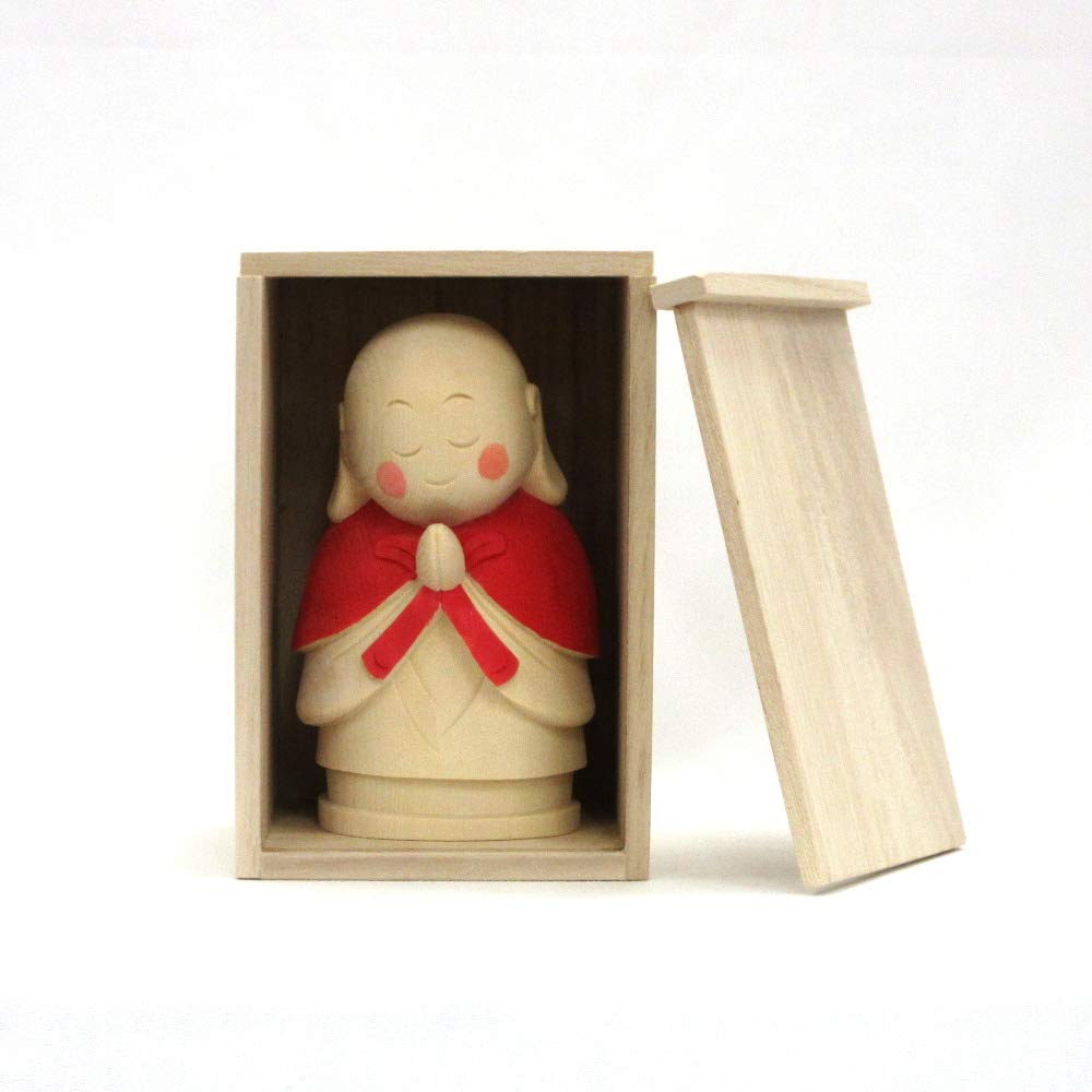 

специальная буддийская статуя Деревянная резная буддийская статуя 15 см Сделана из кипариса Частично поставляется в японской коробке из павловнии 9446 Куриты [Бодхисаттва]