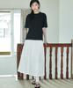 GLW [W] Nylon Cargo Long Skirt Ivory