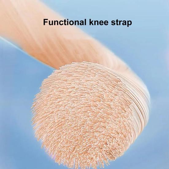 2Pcs Patella Knee Straps High Fit Pain Reusable Non-slip Comfort Elasticity Ultralight Relieve Silicone Patella