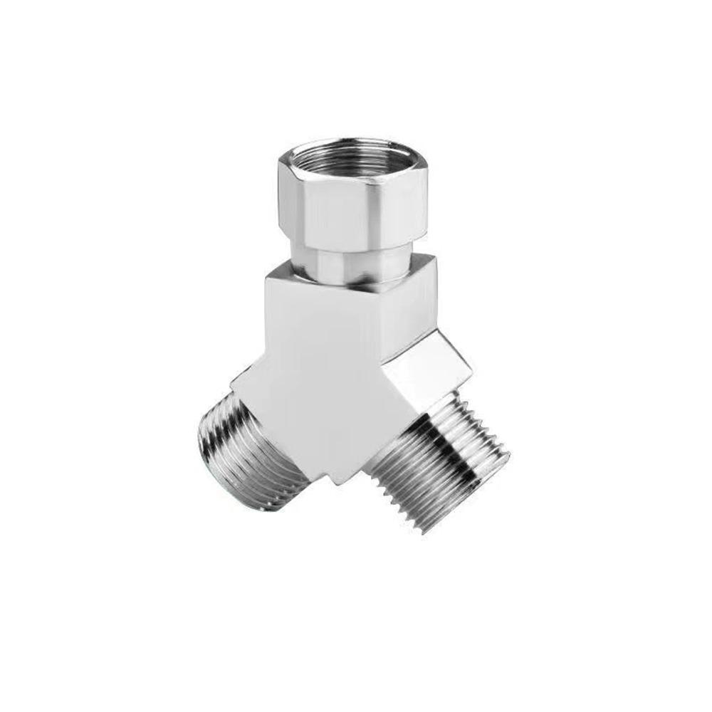 Female/Male Thread Water Pipe Adapter G1/2 Thread Three Way Connector  Bidet Sprayer