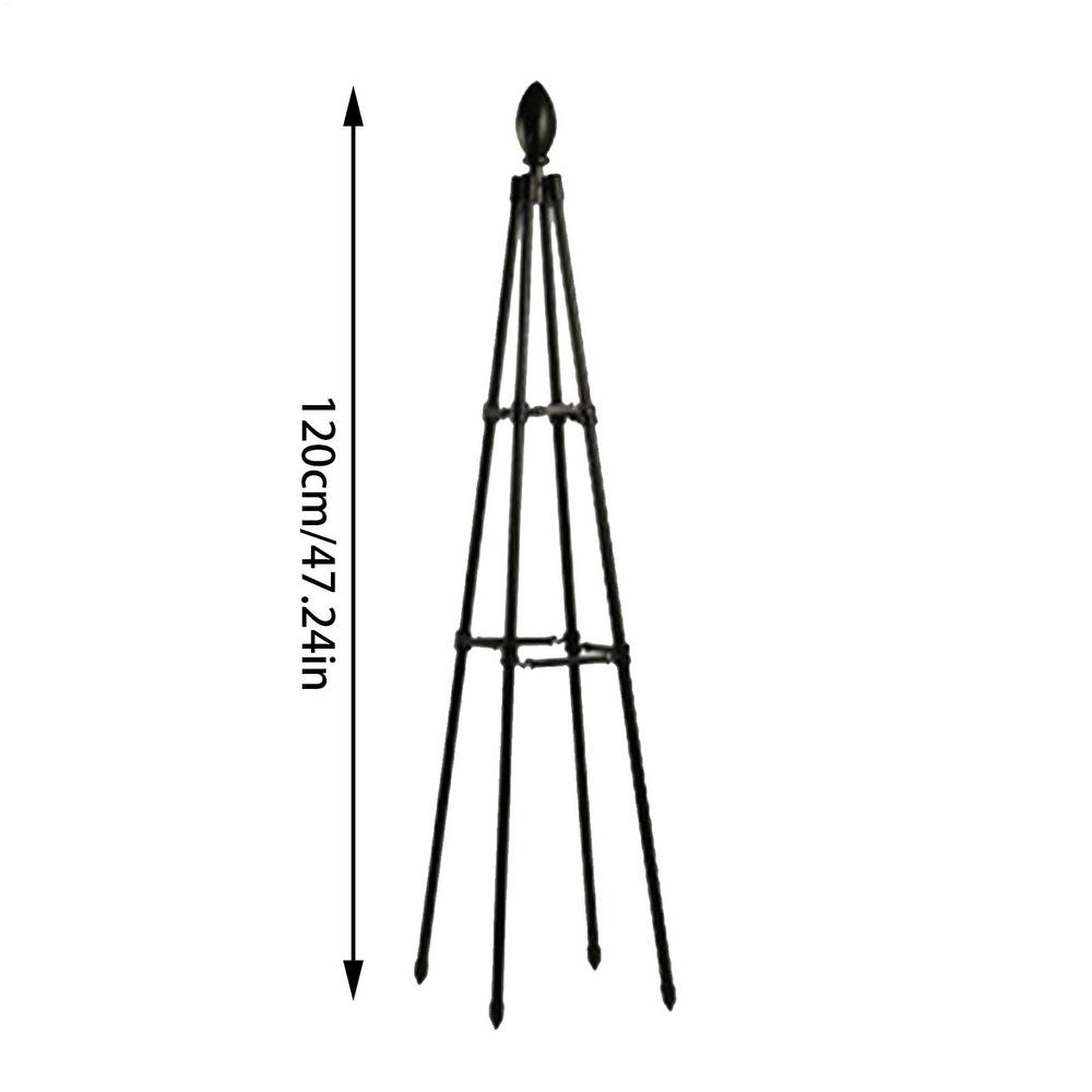 1 Conjunto Treliça para Plantas Trepadeiras DIY Estrutura de Suporte de Jardim para Flores Videiras Suporte de Vaso Gaiola Treliça de Suporte para Trepadeiras 80/120/160cm