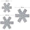 3pcs/6pcs Protectors Gray Print Divider Pads Pan Bottom Heat Insulation Protect Cookware Surfaces Pan Pad Scratching Separate