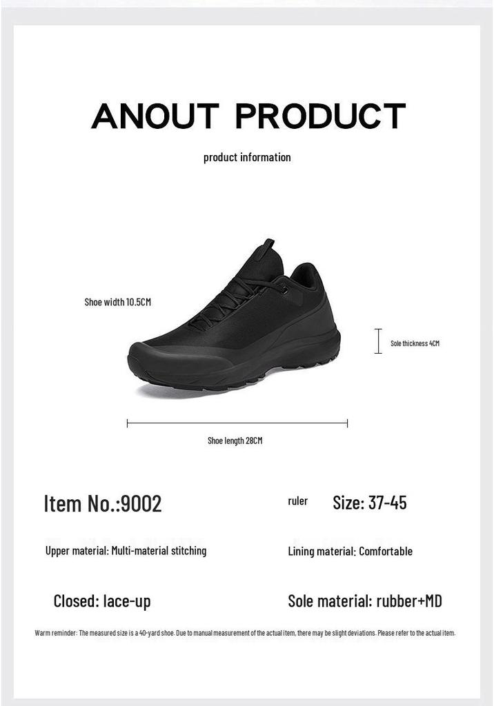 Bird House Men's All-Terrain Waterproof Running and Hiking Shoes with Invisible Height Boost