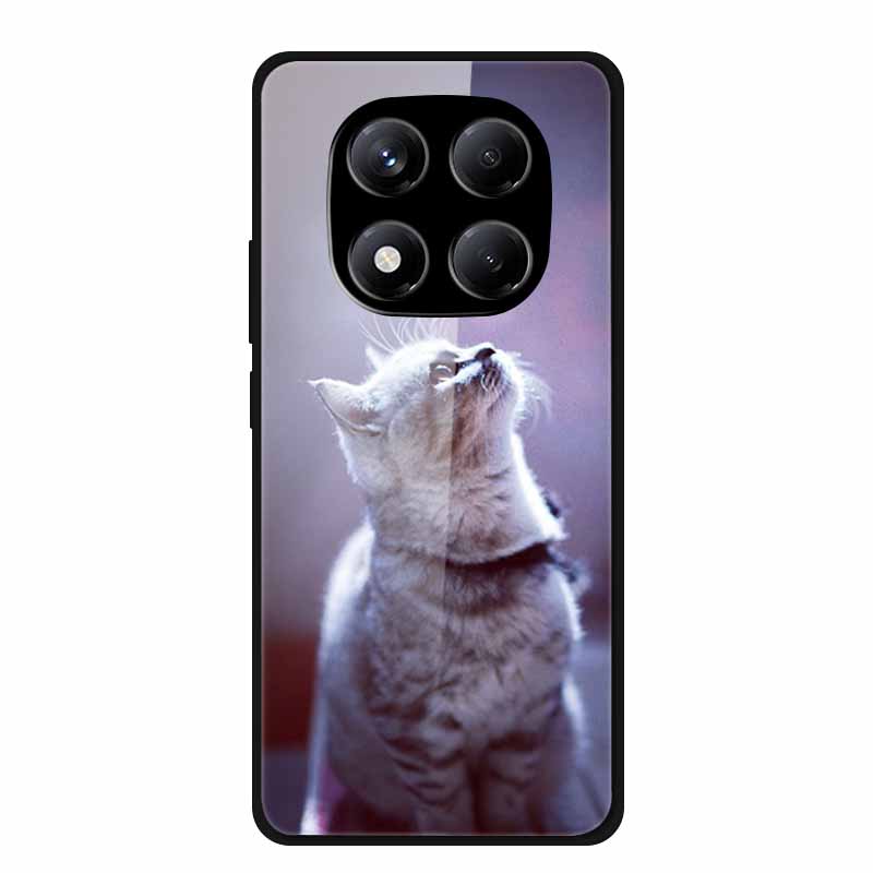 Luxury Case For Redmi Note 14 Pro 4G Tempered Glass Cover For Xiaomi Redmi Note14 Pro 4G Phone Cases Fashion Protective fundas