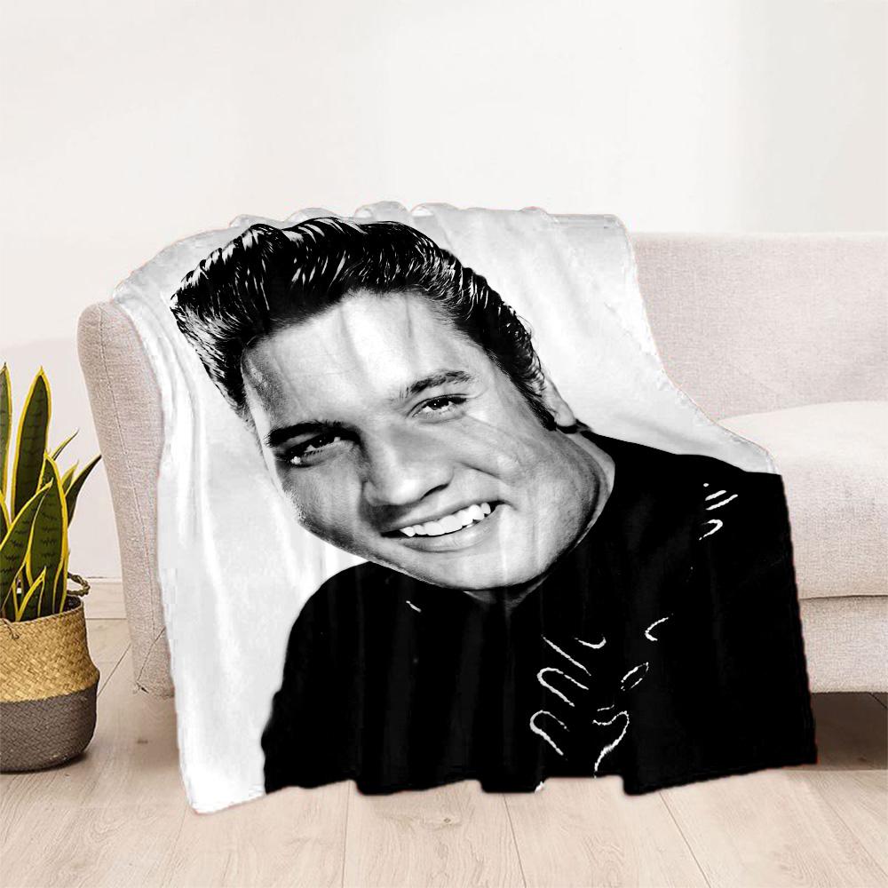 Elvis Presley Performance Blanket Durable Comfort Perfect for Sofa Livingroom Office for All Occasions Modern Birthday Christmas Gift Blanket