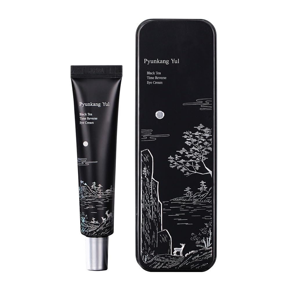 Pyunkang Yul Black Tea Eye Cream Time Reverse Eye Korean Elasticity [PKY] 25ml, Cream, Anti-Aging Care, Kombucha, Skincare,