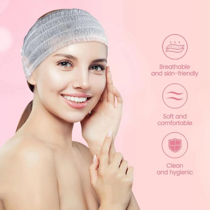 10pcs/20pcsDisposable Hair Bands for Beauty Salon Hairdressing SaunaSPAHotel Bath Face Towel Band Sports Travel Portable Hair Ti