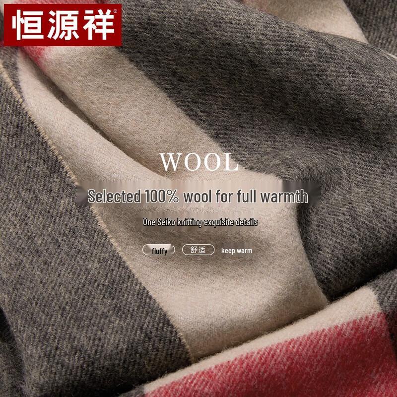 Hengyuanxiang Women's Pure Wool Scarf