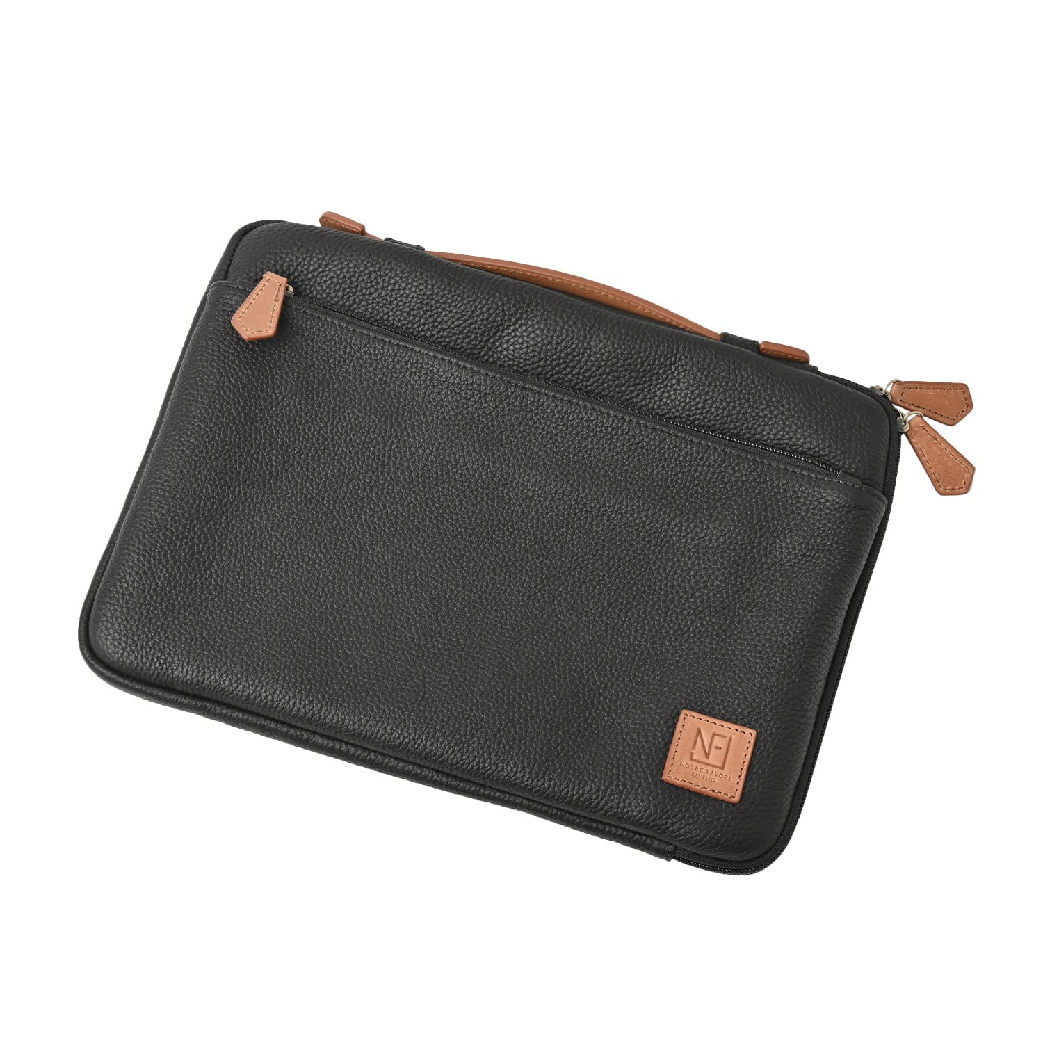 

Computer Case PC Case 13 Inch Leather Compatible with MacBook Air MacBook Pro Lennon Richet Modern Black [Notre Favoli]