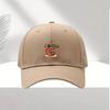 Coffee Time Cup and Beans Print Polyester Trucker Hat Adjustable for Unisex and Women Casual Cap