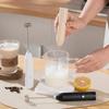 3-Speed Kitchen Egg Beater Stainless Steel Mixer Head Handheld Coffee Mixer  Dessert Preparation