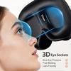 Sleep Mask for Men Women - 100% Blackout Eye Masks for Sleep - 3D Soft Sleeping Mask for Side Sleepers - Zero Pressure Lash Extensions Eye Cover Shad