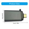Type C High Definition Converter 4K 60Hz Resolution Pocket Size Aluminum Adapter Universal for Laptop