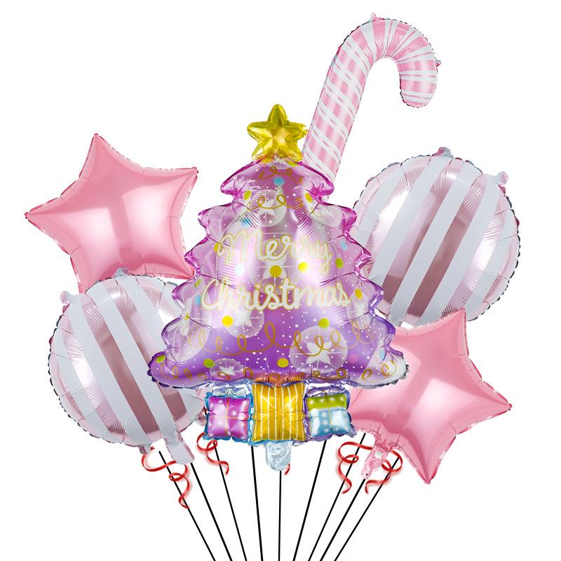 Weihnachtsballonanzug Weihnachtsmann Schneemann Elch Weihnachtsbaum DIY Weihnachts-Globos Kindergeschenke für Zuhause Neujahr 2024 Navidad Dekor