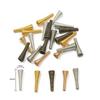 10Pcs Metal Spring Funnel Shape Spacer Beads Caps DIY Beading Supplies Cone Spring Coil End Caps For Jewelry Makings