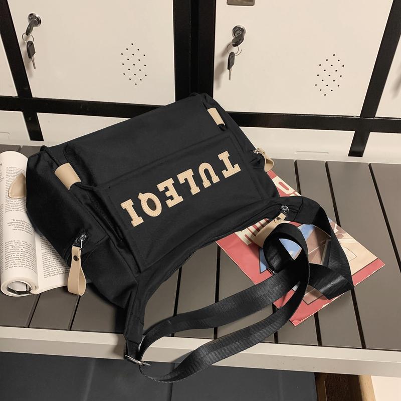 Crossbody Bag Women Large Capacity Backpack Student Class Shoulder Bag Men Messenger Bag