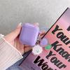 Compatible with Apple AirPods 1/1 Gen Bluetooth Earphone Protective Case, Pro 1 Integrated Soft Shell, Purple Cute Cloud