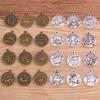 17x21mm Retro Alloy Zodiac Charms: 2 Colors for DIY Jewelry - Bracelets & Necklaces