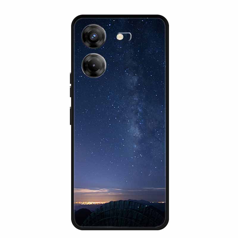 For Tecno Pova 5 Phone Case 6.78" Coque Black Bumper Silicone Soft Back Cover Case For Tecno Pova 5 Case Pova5 Funda Para Capa