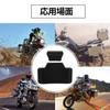 Motorcycle Back Cushion Passenger Backrest Pad, Waterproof Trunk Backrest with 3D Design, Suitable for 45L Capacity