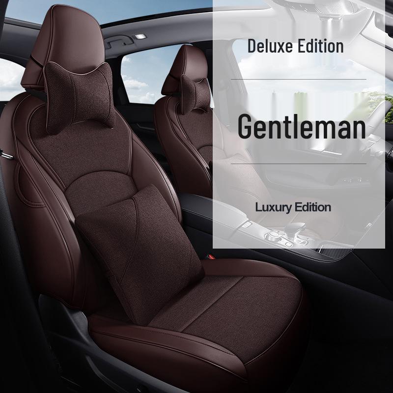 Infiniti FX35/FX37/FX45 Linen Seat Cushion Full Wrap, Five-Seat Car Cover.
