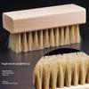 Beech Wood Shoe Brush Solid Shoe Brush Footwear Cleaning Brush Natural For Casual Shoes Wallets Leather Shoes