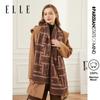 ELLE Gift Box 100% Wool Scarf Unisex Autumn Winter Warm Neck Wrap Shawl Birthday Gift
